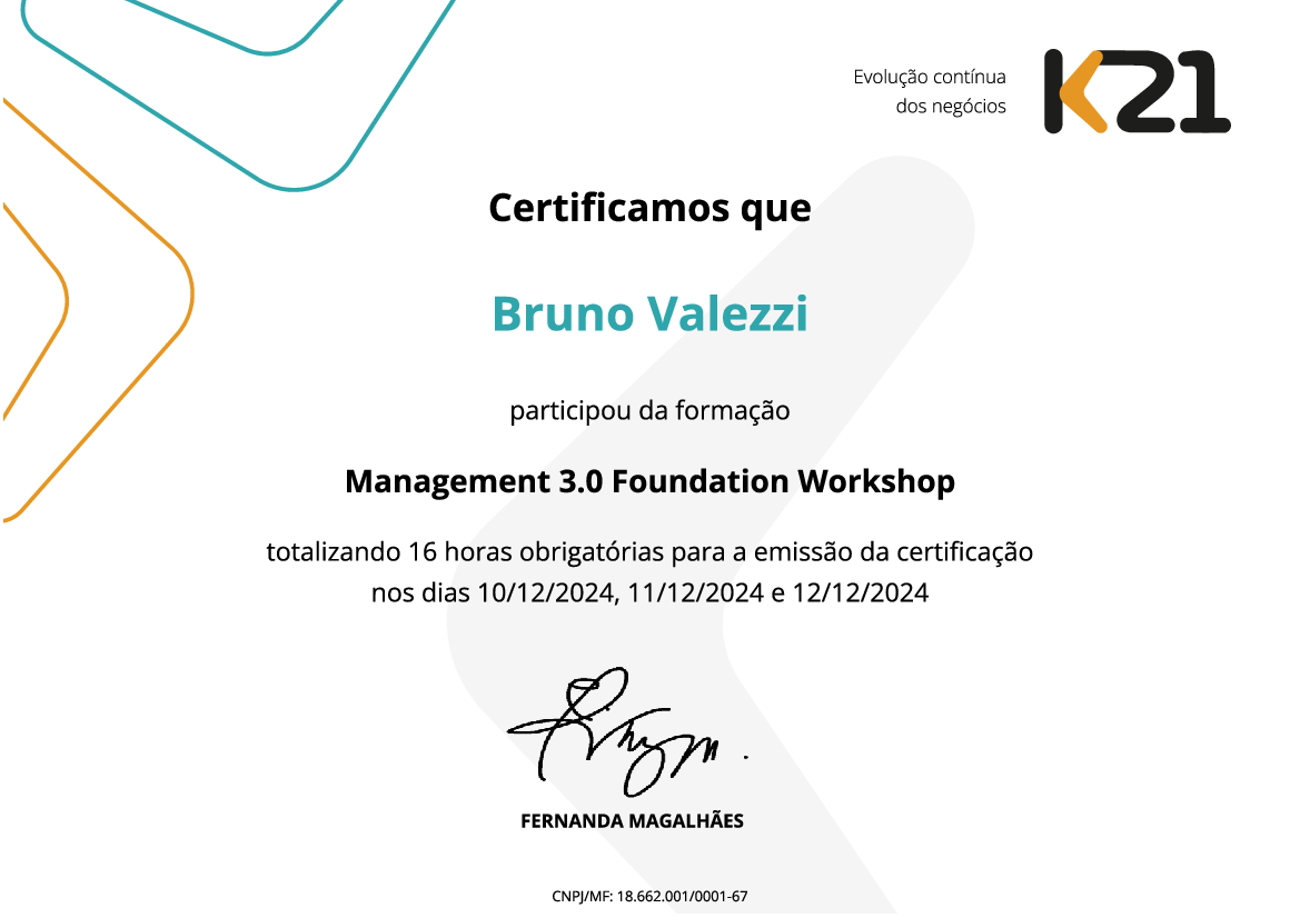 Certificado K21